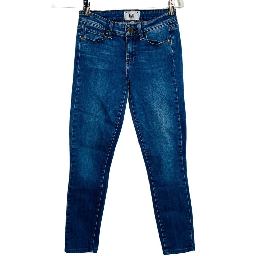 Paige Women Size 25 Medium wash Verdugo Ultra Ankl